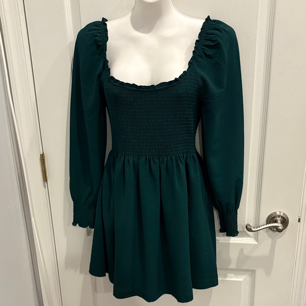 Hill House Home Emerald Green The Norah Nap Dress Size S